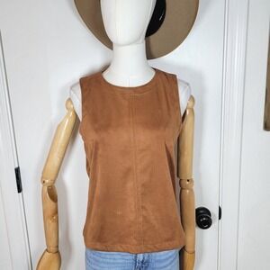 Evereve Tan Sleeveless Tank Top